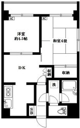 サンローゼ津田第一の物件間取画像